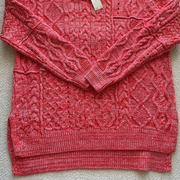 Anthropologie Pilcro Cable Knit Oversized Sweater Size XS - Picture 3 of 7
